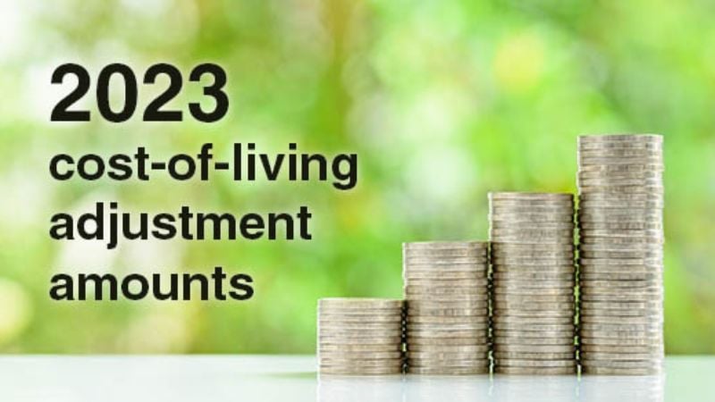 What the 2023 Cost-of-Living Adjustment Numbers Mean for You