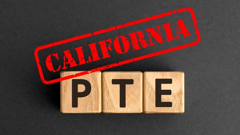 California's PTE Tax Election May Require Legislative Fix