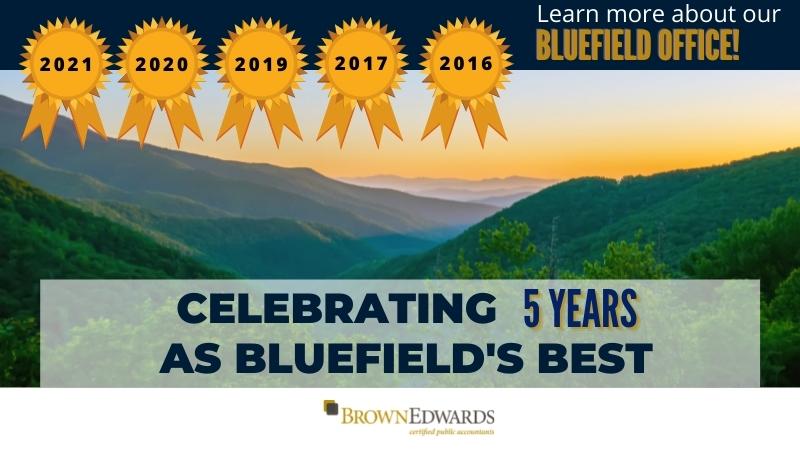 Brown Edwards Voted Top Accounting Firm in Bluefield