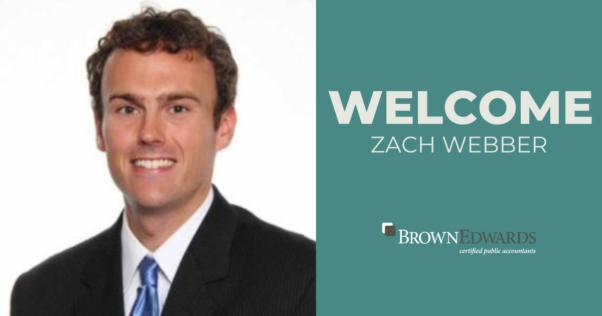 Zach Webber To Add Depth To Brown Edwards’ Growing Construction Services Group
