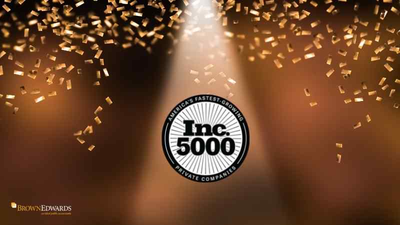 Brown Edwards Named Inc. 5000 Fastest-Growing Company